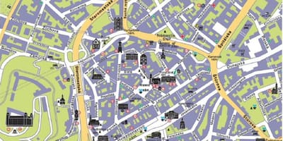 Kort af bratislava Slóvakíu