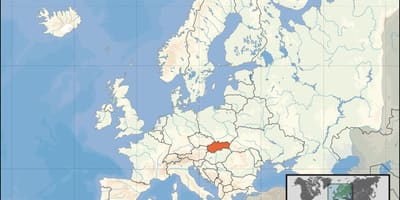 Slóvakíu staðsetningu á heiminum kort
