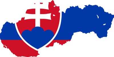 Kort af Slóvakíu fána